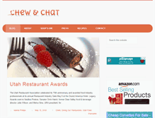Tablet Screenshot of chewandchat.com